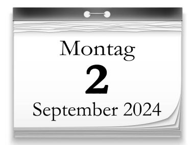 Abreißkalender 2024-09-02